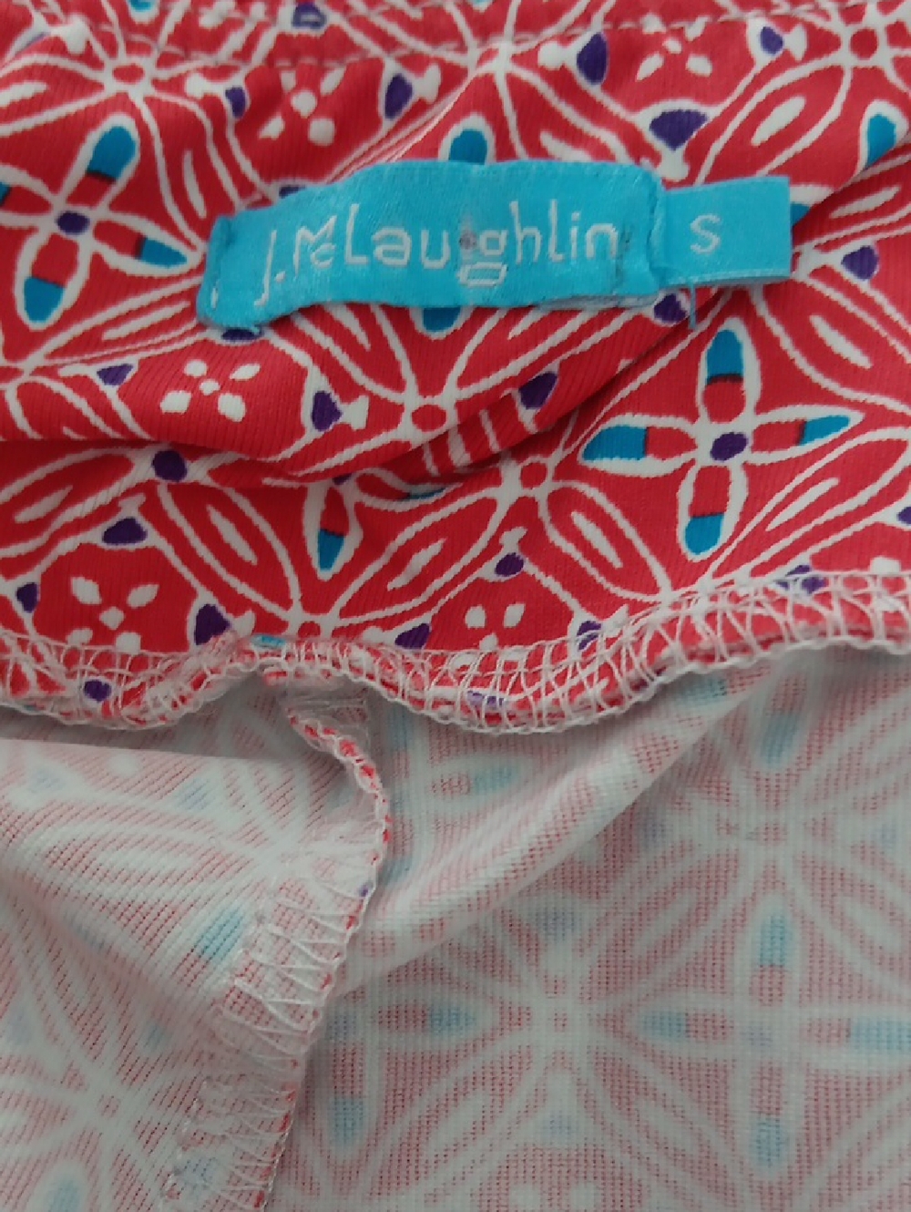 J. McLaughlin Pink Floral Medallion Legging Pants  #3585 - Picture 6 of 7